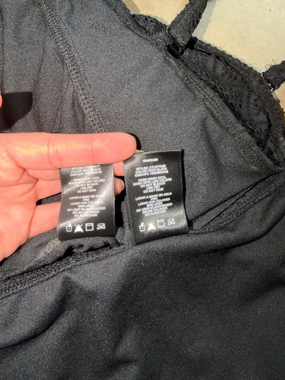 NWT - Catalina Black Tankini with Skirt - Size L - Picture 11 of 11